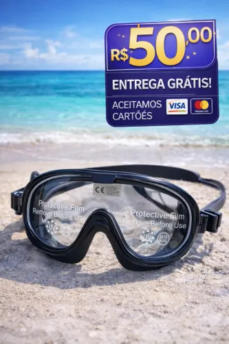 Óculos de mergulho UV para Praia e Piscina - Ajustável | Entrega Grátis