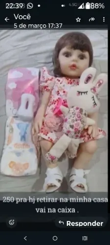 boneca tipo reborn