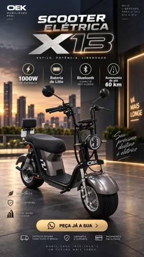 Scooter elétrica X13 Autopropelido
