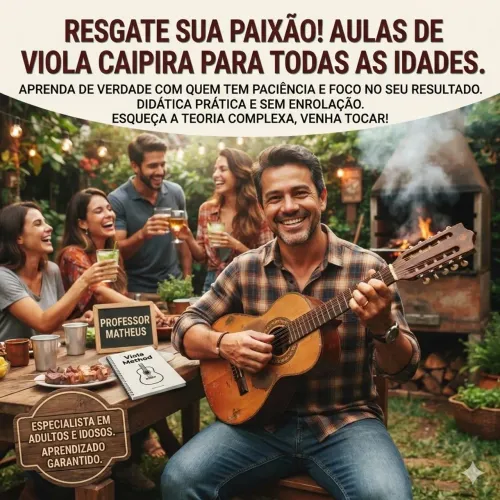 Aula de viola caipira