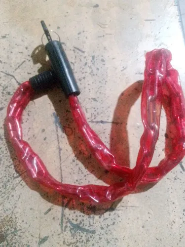 CADEADO VERMELHO PRA BIKE/BICICLETA