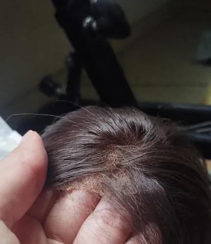 Lace front chocolate