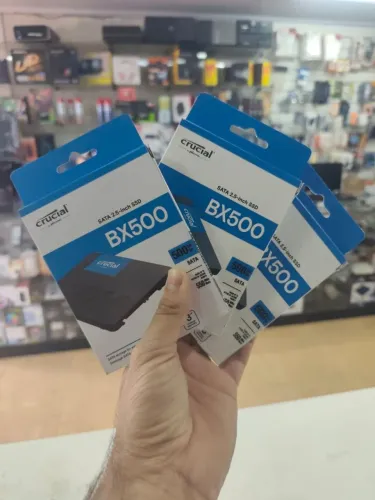 SSD sata 500Gb crucial - novos /sem uso
