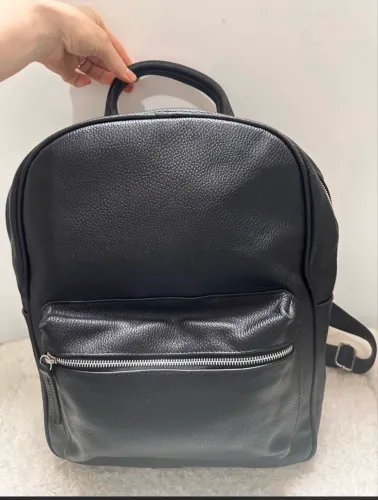Mochila de couro argentino