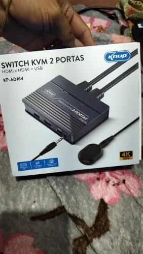 SWITCH KVM HDMI 2 PORTAS 