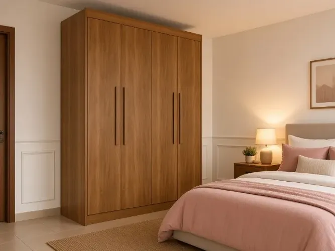 Guarda-Roupa Veneza 4 Portas 1,40m 100% MDF (NOVO A PRONTA ENTREGA)