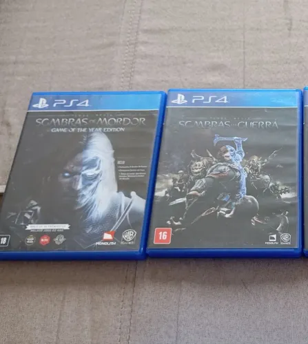 Sombras de Mordor e Sombras da Guerra PS4