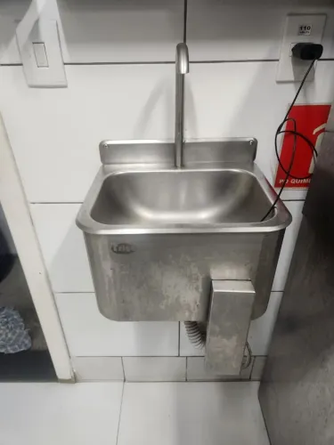 Pia de assepsia inox