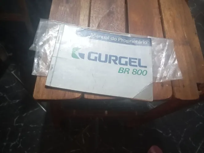 Venda manual do usuário Gurgem BR 800