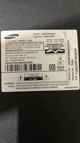 Tv Samsung 40 UN40F6400AG