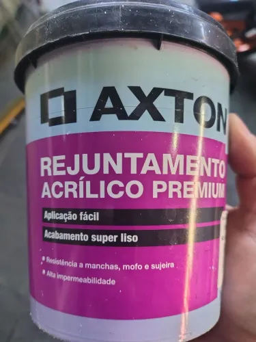 Rejunte acrílico axton cinza platina