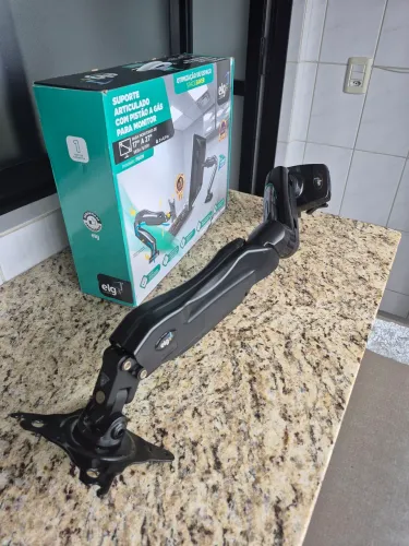 Suporte Articulado Monitor ELG F80N 17 a 27 Polegadas - Pistão a Gás