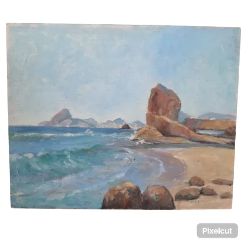 Quadro óleo sobre tela - Alberto Lima torres