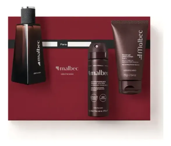 Kit Presente Malbec (3 Itens) O Boticário
