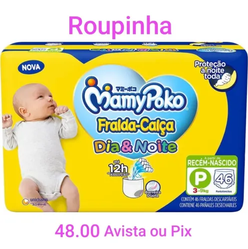 Fralda Roupinha Mamypoko P Lacrada