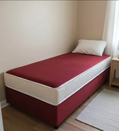 Cama solteiro macia e confortável 