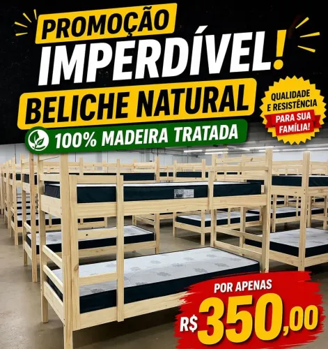 BELICHE, TRELICHE, CAMA E COLCHÕES.