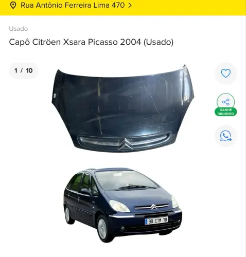 CAPO XSARA PICASSO 2003/2004
