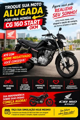 Aluguel de Moto com Opção de Compra