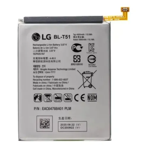 Bateria Modelo compativel para LG K62+ K525bmw Bl-t51