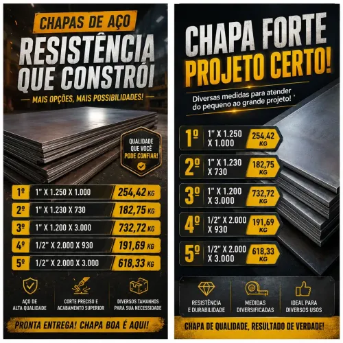 Chapas metálicas