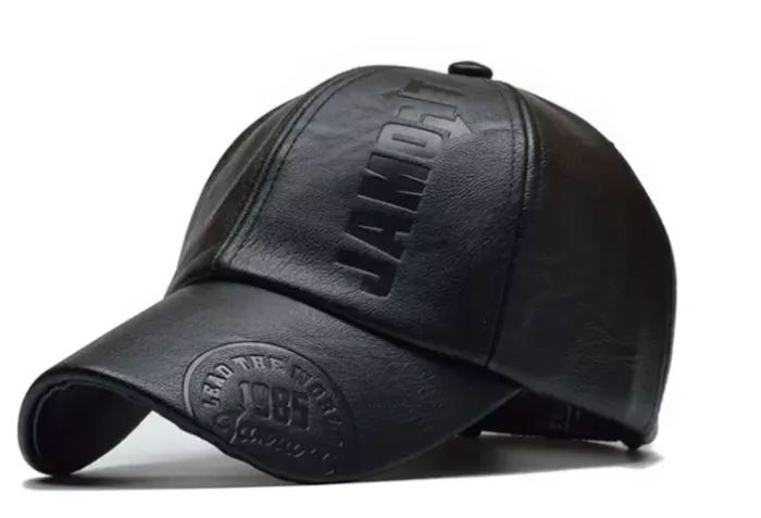 Boné De Beisebol de Couro Sintético Ajustável Casual - Muito Bonito e confortável