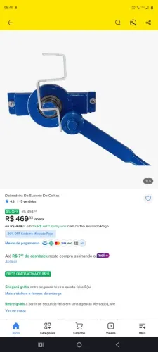 DOBRADEIRA NOVA PARA SUPORTE DE CALHA (LEIA TODO O ANÚNCIO)