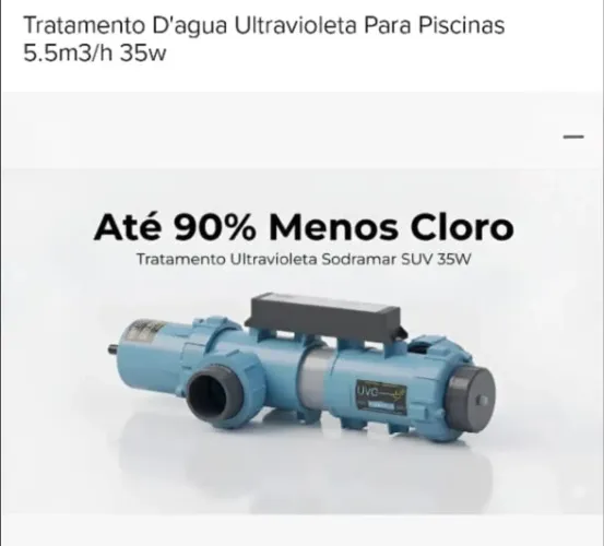 Tratamento de água ultravioleta para picinas