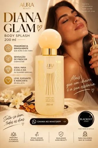 ? DIANA GLAM Body Splash 200ml | Fragrânci Leve, Marcante e Perfeita