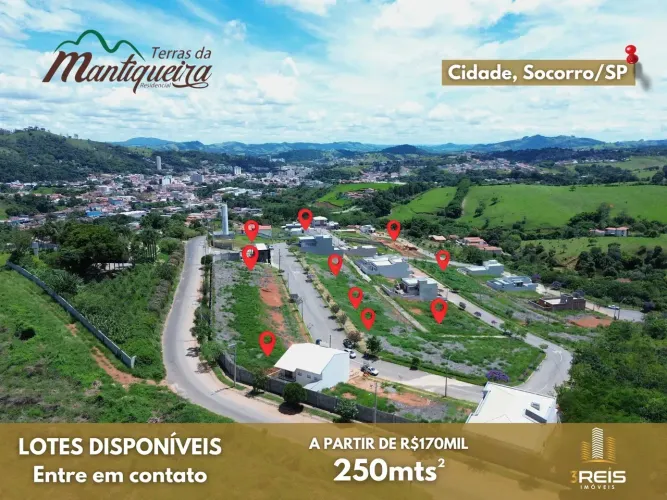LOTES RESIDENCIAIS NO RESIDENCIAL TERRAS DA MANTIQUEIRA EM SOCORRO/SP
