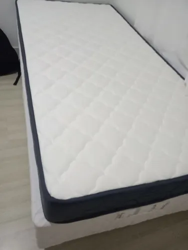 Cama dê solteiro Box com colchão castor 