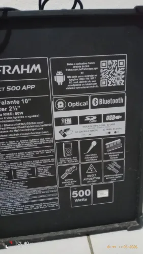 Caixa amplificada frahm