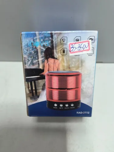 Lt 035 Caixa de Som RAD 3772 Parlante Inalambrico Vermelha