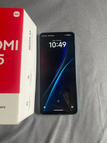 Redimi a5 64 gb + cartão de memória de 64 gb celular novinho sem nenhum risco impecável