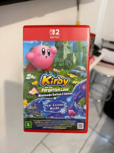 Jogo Nintendo Switch 2 - Kirby and the Forgotten Land + Star-Crossed World