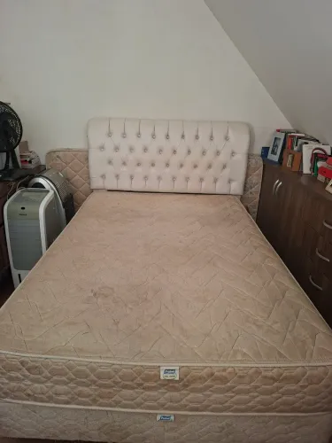 Cama Box de viúva com cabeceira