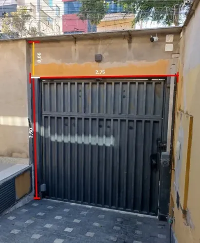 Portão Garagem basculante e Portão Social