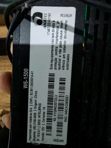 Roteador w6 1500