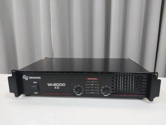 Potência e Amplificador GENESIS 6.000 PROFISSIONAL