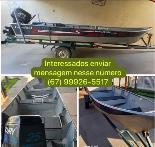 Vende-se Barco Motor e Carretinha