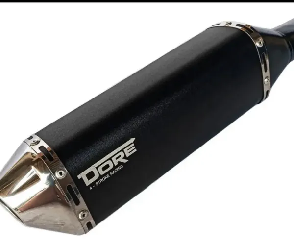Escape Dore + Curva Inox - Crf 250 F Preto