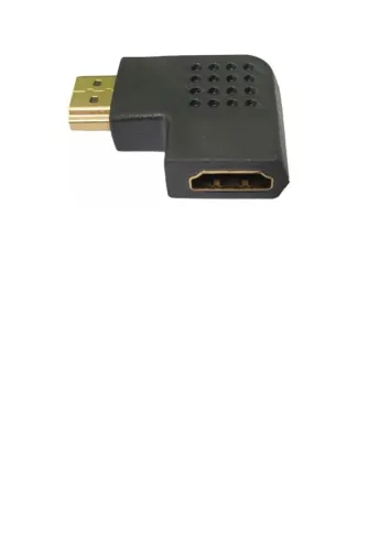 ADAPTADOR HDMI MACHO E FÊMEA 90º E 270º