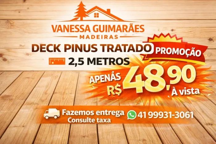 Deck pinus tratado 