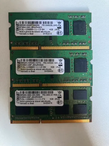 Memória RAM 8 GB para notebook ddr3