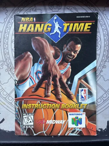 Manual NBA Hang Time - N64 Original