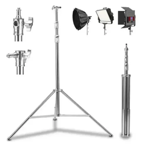TRIPÉ PARA ILUMINAÇÃO 2,80M AÇO INOX - GREIKA