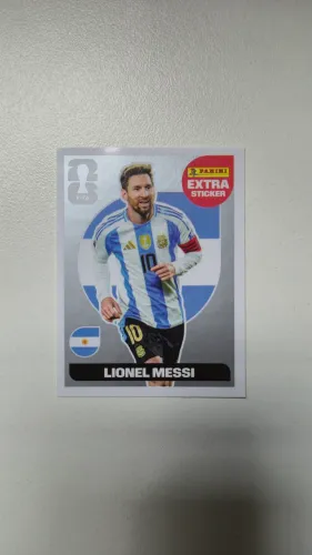 Figurinha Legend Lionel Messi PRATA Copa do Mundo 2026