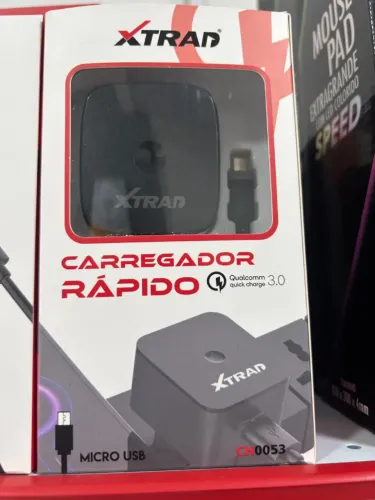 Carregador Fonte + cabo V8 para celular