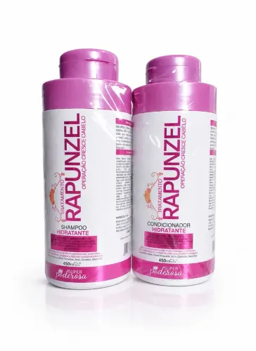 Kit shampoo e condicionador rapunzel