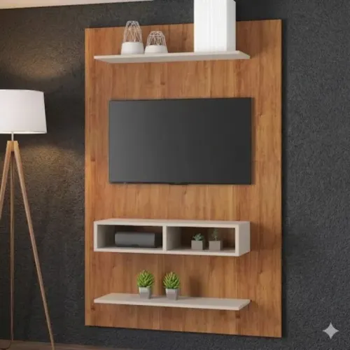 Painel Byte Mel/Off White ate 43 polegadas